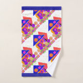 Symbolen En Nummers Kinderen Leren  Bad Handdoek (Handdoek)
