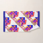 Symbolen En Nummers Kinderen Leren  Bad Handdoek (Handdoek)