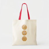 Symbolen Fu Lu Shou: Sterf, Welvaart, Langdurighei Tote Bag (Voorkant)