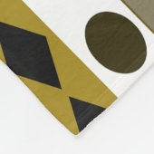 SYMBOLEN grote afdruk Fleece Deken (Hoek)