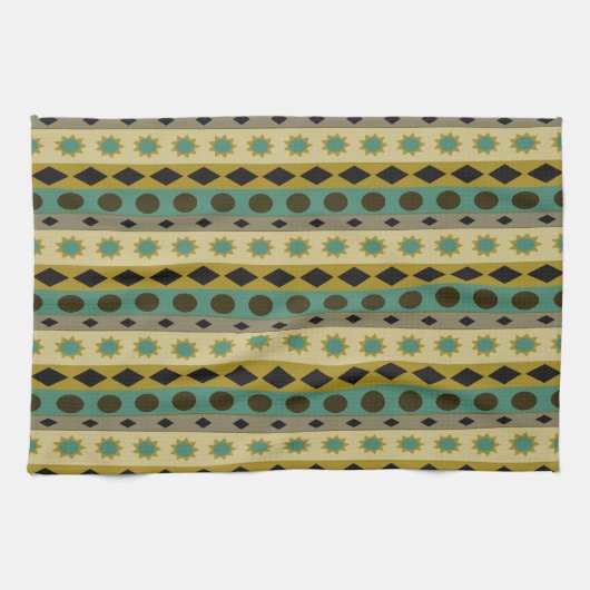 SYMBOLEN grote afdruk Theedoek (Horizontaal)