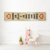 Symbolen - HARTS + jouw tekst & ideeën Spandoek (Insitu)