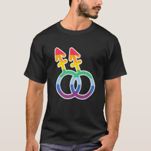 Symbolen Lgbetq Gay Rights Proud Pride Rainbow 1 T-shirt