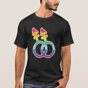 Symbolen Lgbetq Gay Rights Proud Pride Rainbow 1 T-shirt
