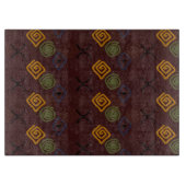 Symbolen op de Bourgogne. Uitsluitend bord Snijplank (Voorkant)