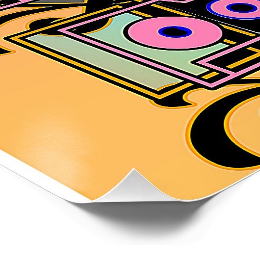 Symbolen Perfect Poster (Hoek)