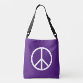 Symbolen/pictogrammen - PEACE + ideeën Crossbody Tas (Achterkant)