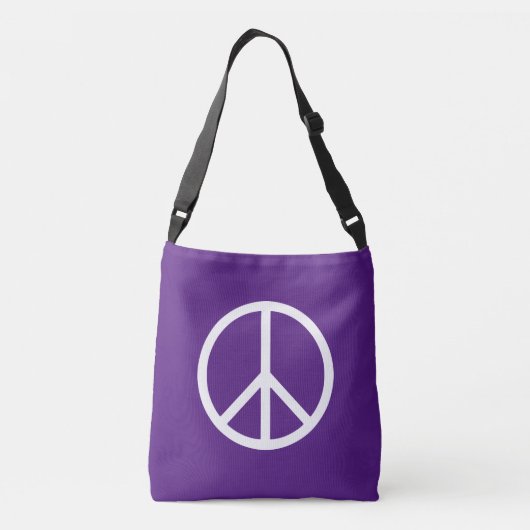 Symbolen/pictogrammen - PEACE + ideeën Crossbody Tas (Achterkant)
