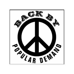 Symbolen/pictogrammen - PEACE + ideeën Zelfinktende Stempel