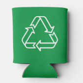 Symbolen/pictogrammen - RECYCLING + ideeën Blikjeskoeler (Achterkant)