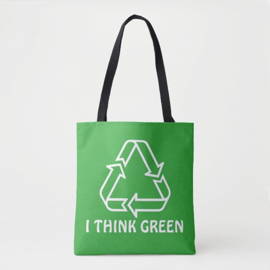 Symbolen/pictogrammen - RECYCLING + ideeën Tote Bag (Voorkant)