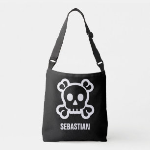 Symbolen/pictogrammen - SKULL en BOTTEN + ideeën Crossbody Tas