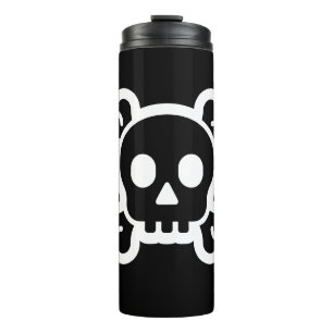 Symbolen/pictogrammen - SKULL en BOTTEN + ideeën Thermosbeker