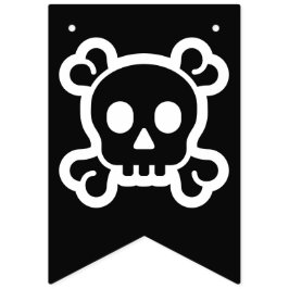 Symbolen/pictogrammen - SKULL en BOTTEN + ideeën Vlaggetjes