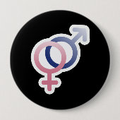 SYMBOLEN RECHTSTREEKS VERGRENDELEN RONDE BUTTON 4,0 CM (Voorkant)