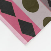 SYMBOLEN roze Fleece Deken (Hoek)