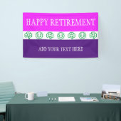 Symbolen - SHAMROCKS + uw ideeën Spandoek (Beurs)