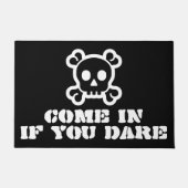 Symbolen - SKULL & BOTTEN + uw ideeën Deurmat (Voorkant)