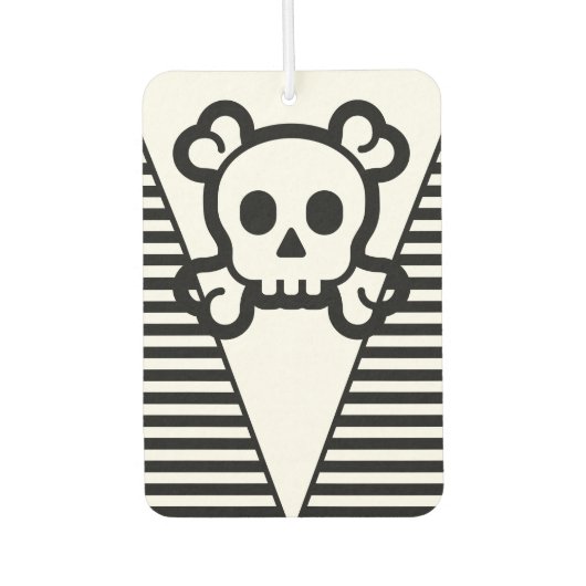 Symbolen - SKULL & BOTTEN + uw ideeën Luchtverfrisser (Voorkant)