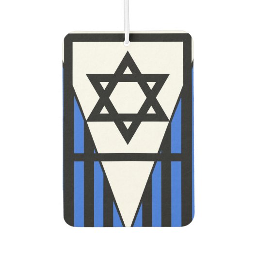 Symbolen - STAR VAN DAVID + uw ideeën Luchtverfrisser (Voorkant)