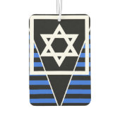 Symbolen - STAR VAN DAVID + uw ideeën Luchtverfrisser (Achterkant)