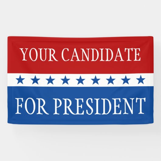 Symbolen - STARS + uw ideeën Spandoek (Horizontaal)