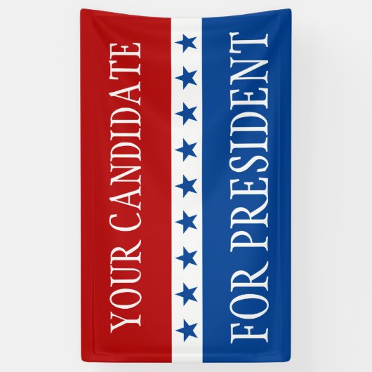 Symbolen - STARS + uw ideeën Spandoek (Verticaal)