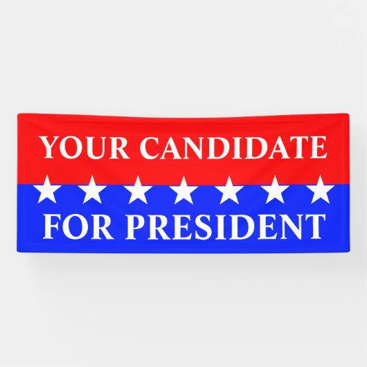 Symbolen - STARS + uw ideeën Spandoek (Horizontaal)