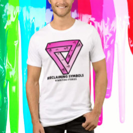 Symbolen Terugwinnen Verhalen Herschrijven Roze Dr Tri-Blend Shirt