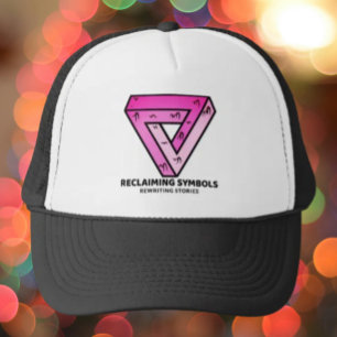 Symbolen Terugwinnen Verhalen Herschrijven Roze Trucker Pet