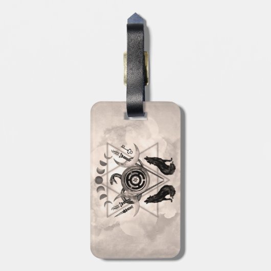 Symbolen van acetaat bagagelabel (Achterkant verticaal)