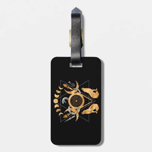 Symbolen van acetaat bagagelabel (Achterkant verticaal)