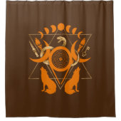 Symbolen van acetaat douchegordijn (Voorkant)