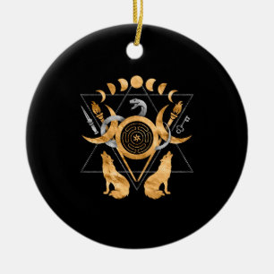 Symbolen van acetaat keramisch ornament