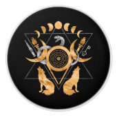 Symbolen van acetaat keramische knop (Voorkant)