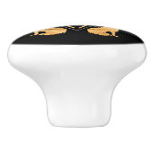 Symbolen van acetaat keramische knop (Zijkant)