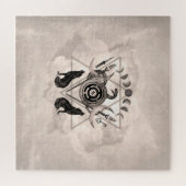 Symbolen van acetaat legpuzzel (Horizontaal)