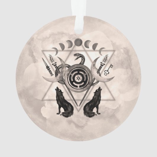 Symbolen van acetaat ornament (achterkant)