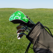 Symbolen van Bitcoin (Hoge Winst Groen - 5) Golfheadcover (Insitu)