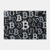 Symbolen van Bitcoin (Stijl: 1) Deurmat (Voorkant)
