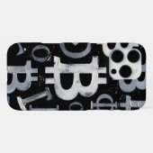 Symbolen van Bitcoin (Stijl: 1) iPhone Hoesje (Achterkant horizontaal)