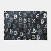 Symbolen van Bitcoin (Stijl: 7) Deurmat (Voorkant)