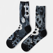 Symbolen van Bitcoin (Stijl: A) Sokken (Links)