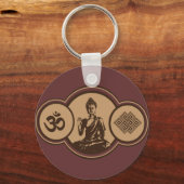 Symbolen van boeddha-Sleutelhanger Sleutelhanger (Voorkant)