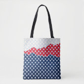 Symbolen van de Amerikaanse vlag Tote Bag (Voorkant)