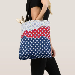 Symbolen van de Amerikaanse vlag Tote Bag