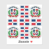 Symbolen van de Dominicaanse staat / wapenschild e Sticker (Vel)