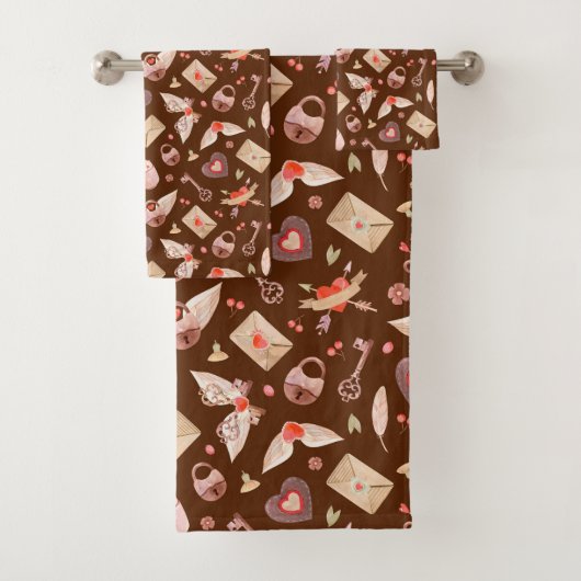 Symbolen van de Liefde Bad Handdoek (Insitu)