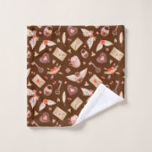 Symbolen van de Liefde Bad Handdoek (Wasdoekje)