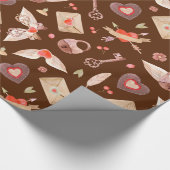 Symbolen van de Liefde Cadeaupapier (Hoek)